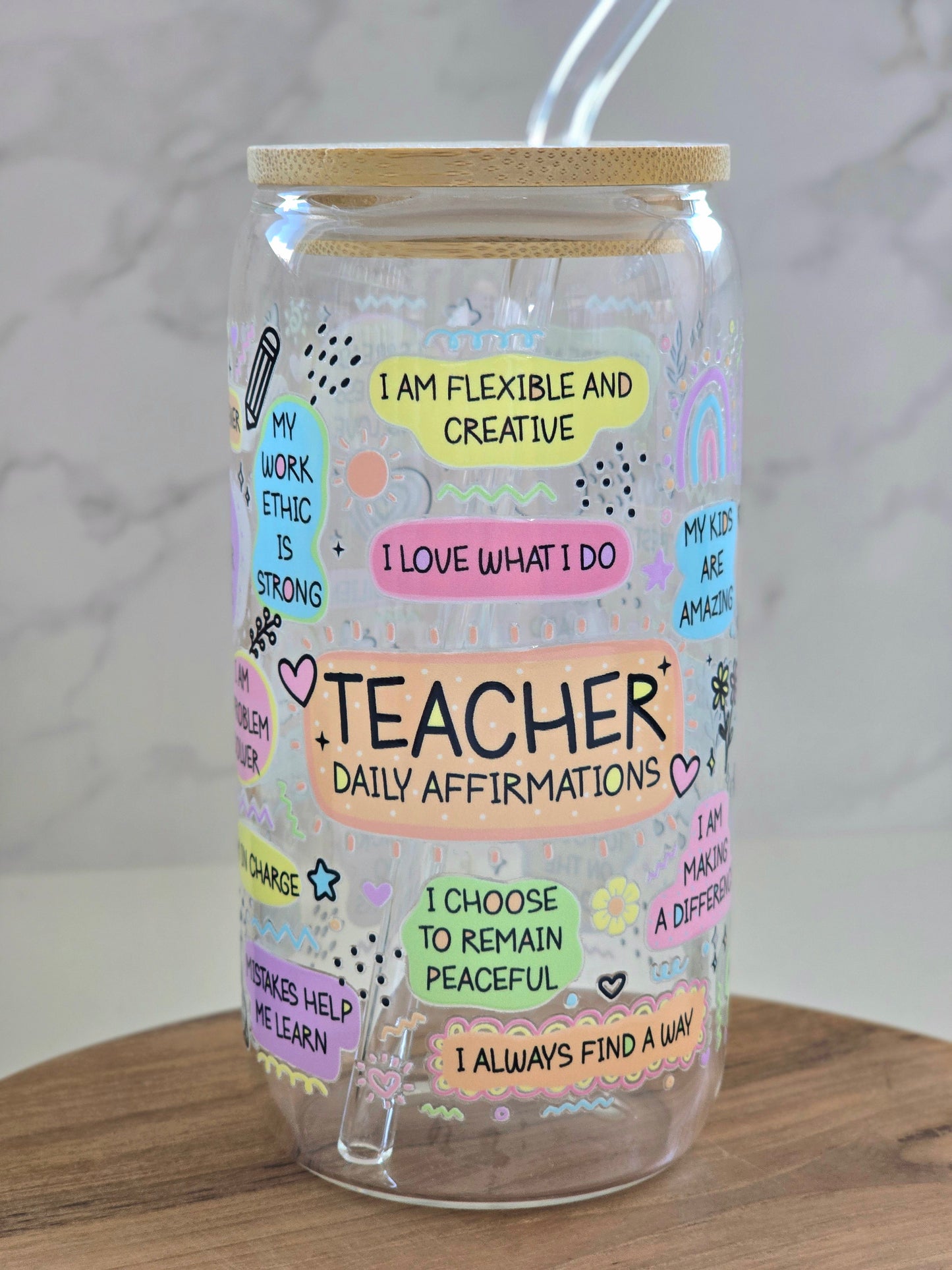 'Teacher Daily Affirmations' Cute Tasse