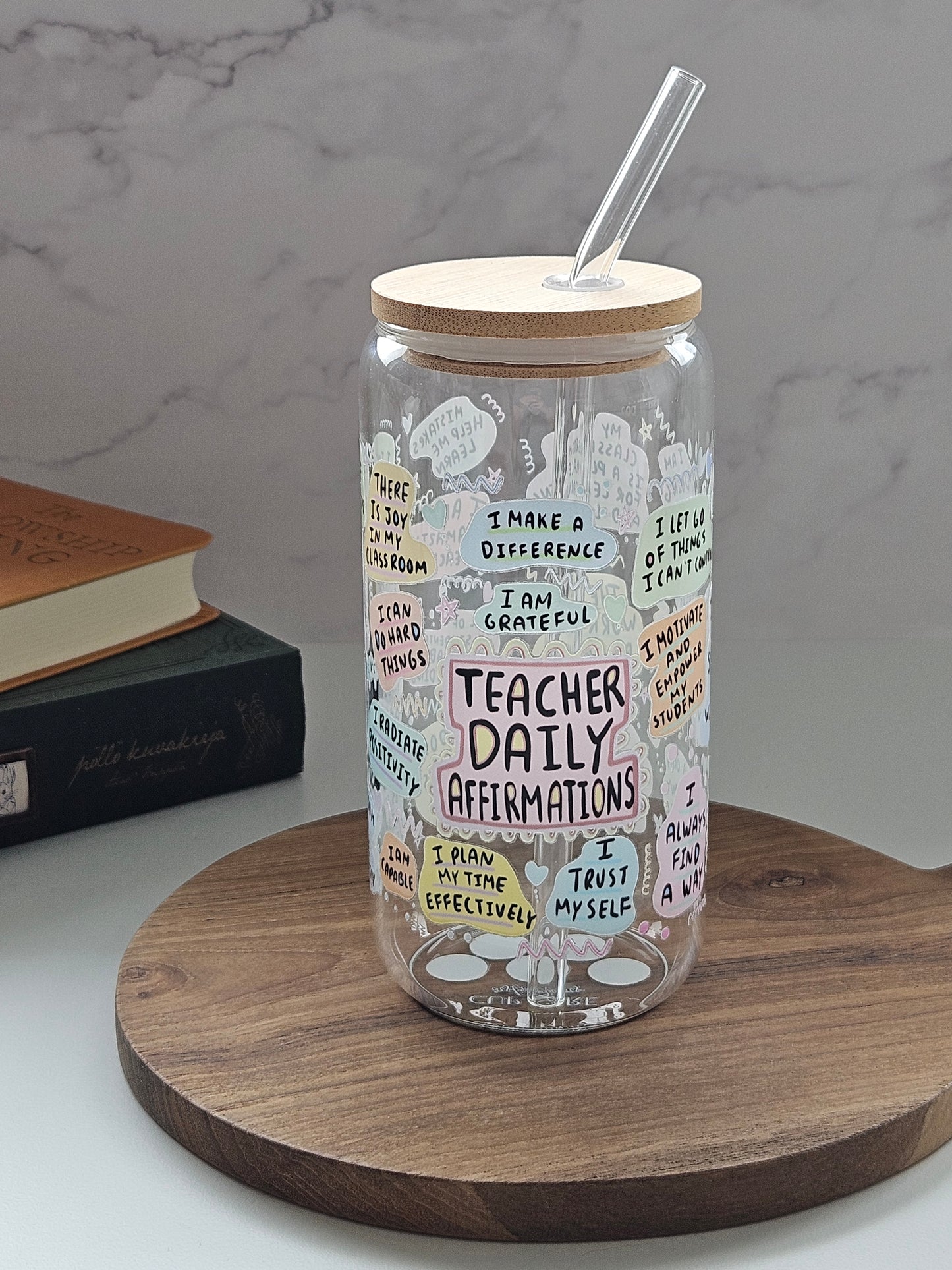 Tasse 'Teacher Daily Affirmations' Amusante