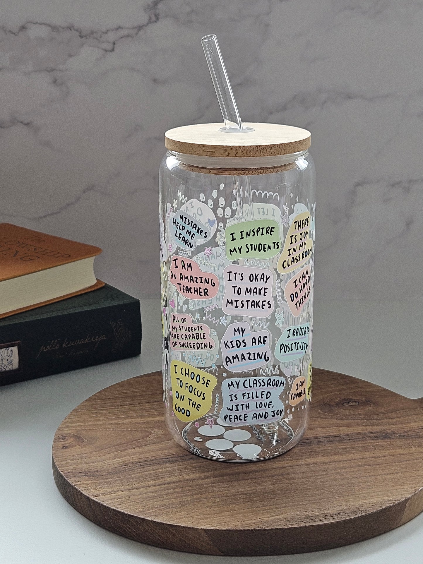 Tasse 'Teacher Daily Affirmations' Amusante
