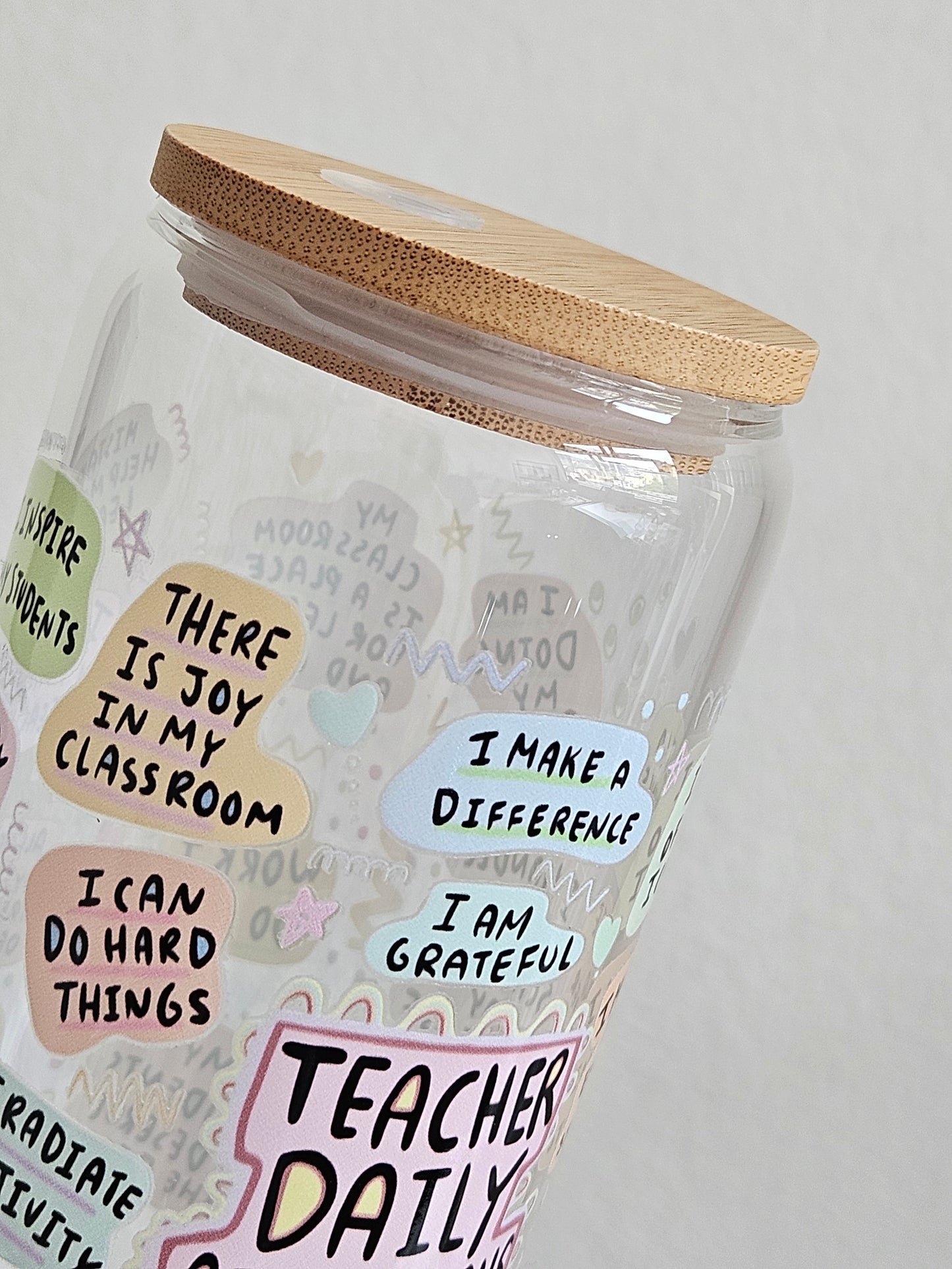 Tasse 'Teacher Daily Affirmations' Amusante