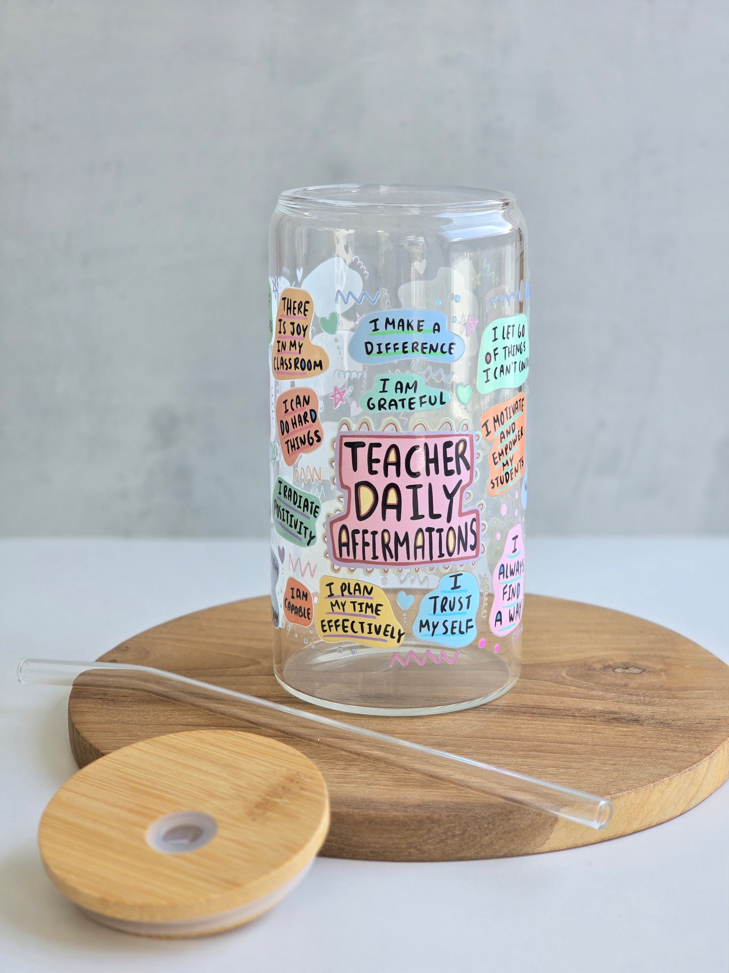 Tasse 'Teacher Daily Affirmations' Amusante