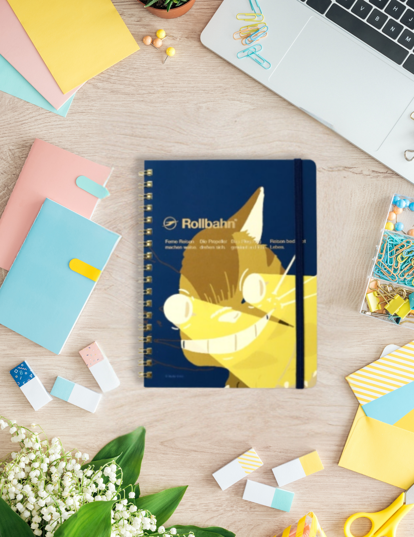 My Neighbor Totoro Rollbahn Spiral Notebook – Catbus