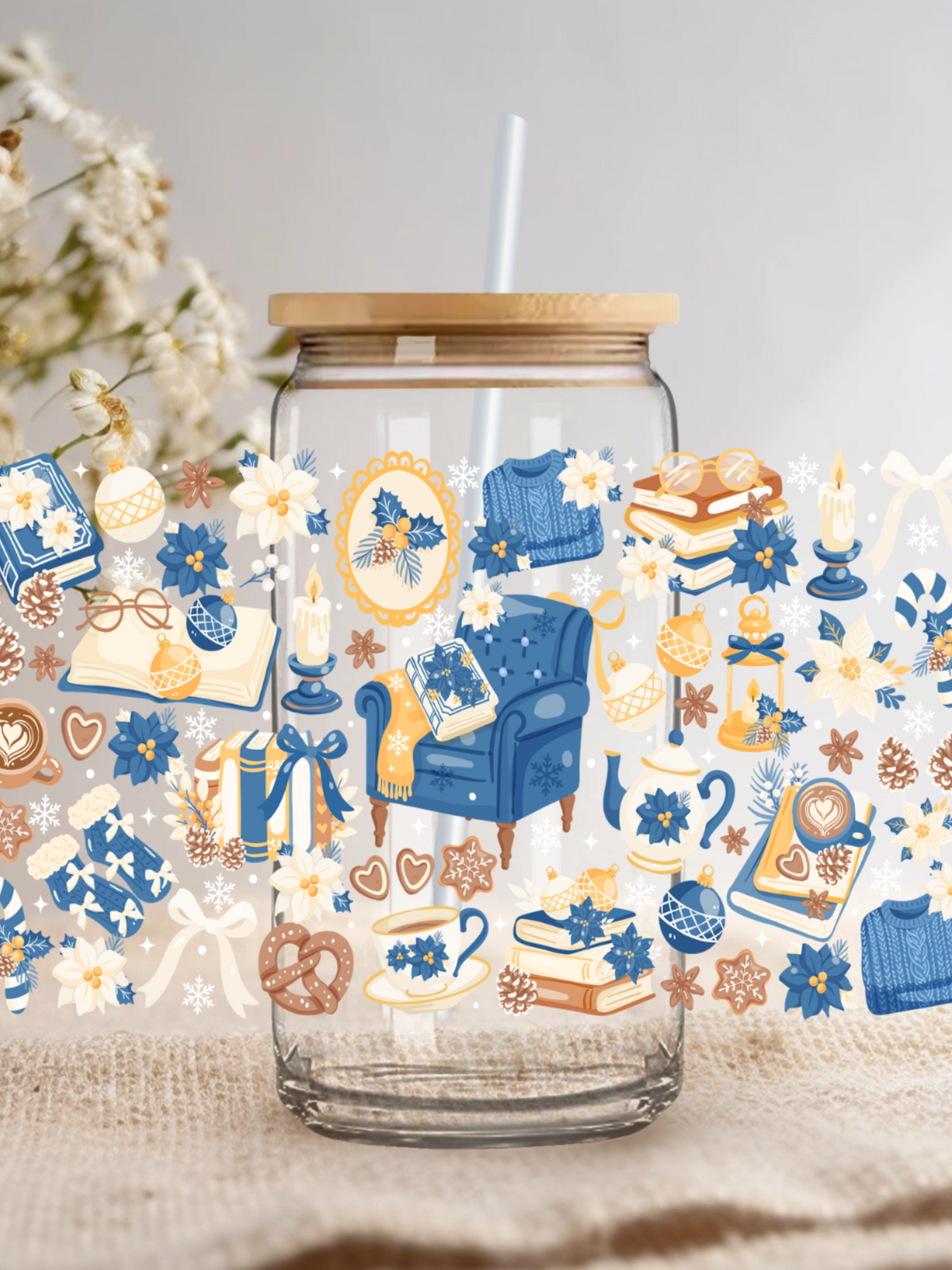 Winter Tales Glass Cup