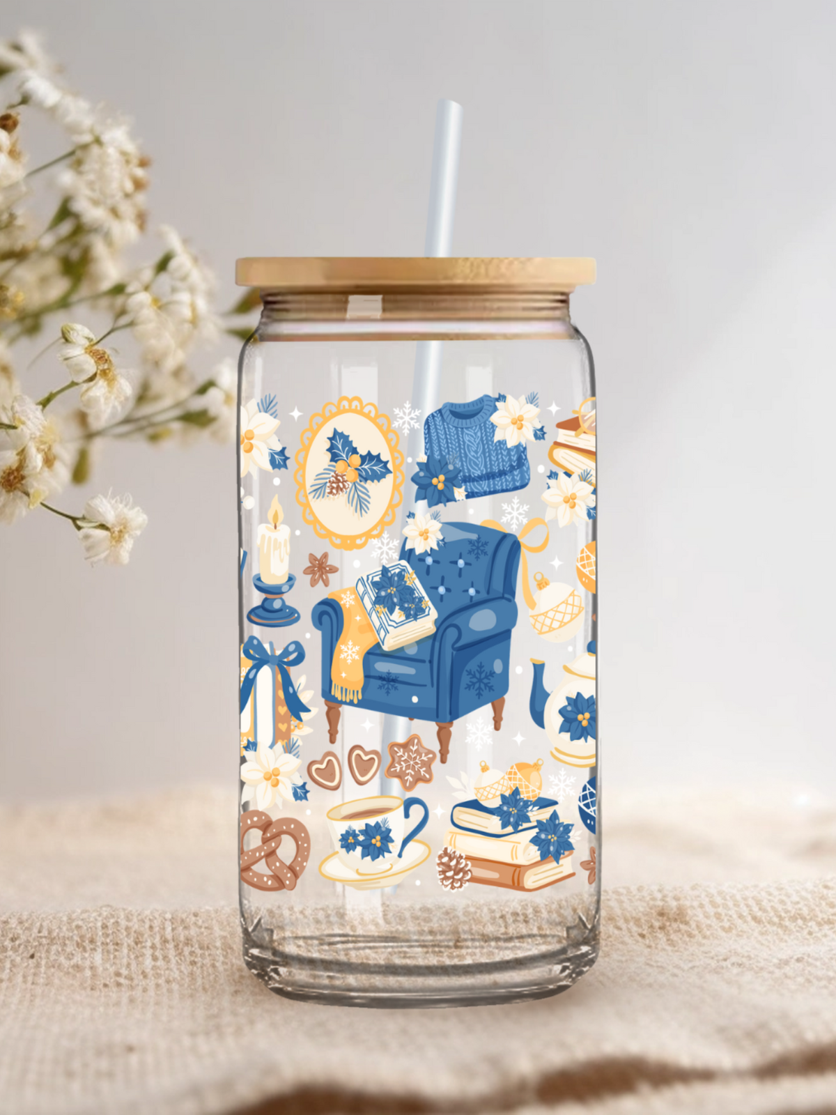 Winter Tales Glass Cup