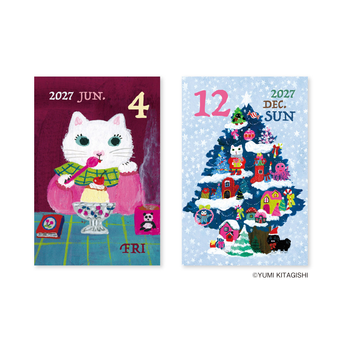 Yumi Kitagishi × Shin Nippon Calendar – Mini-Tagesabreisskalender 2027