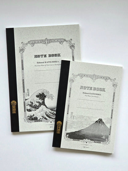 A5 Katsushika Hokusai Tsubame Notizbuch – „Roter Fuji“