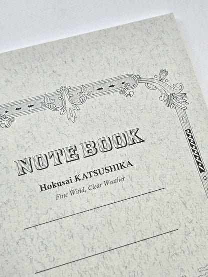 A5 Katsushika Hokusai Tsubame Notizbuch – „Roter Fuji“