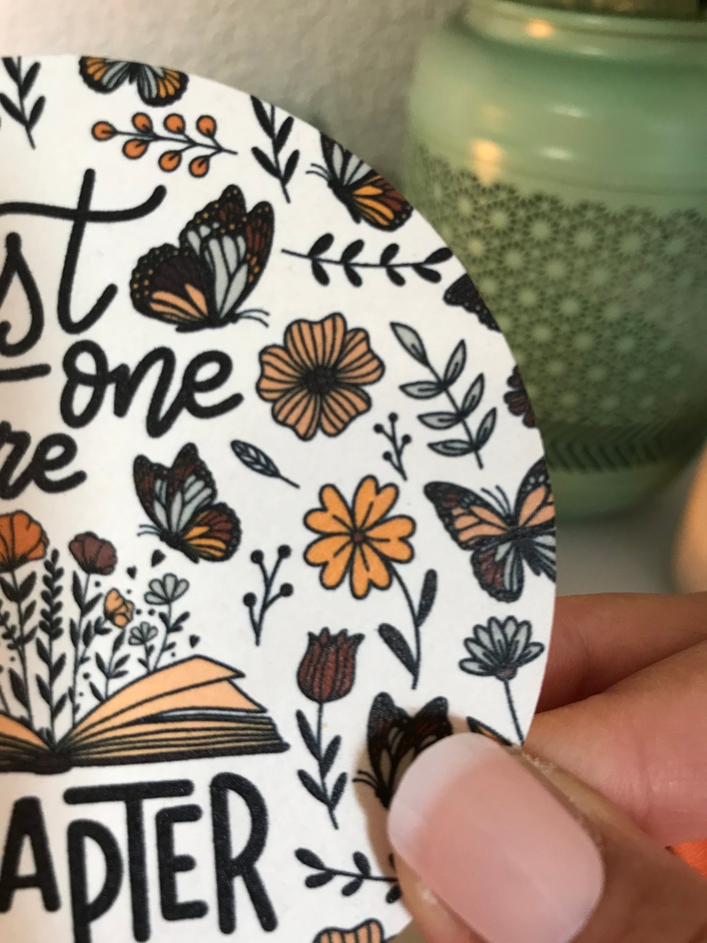 Untersetzer 'Just One More Chapter'