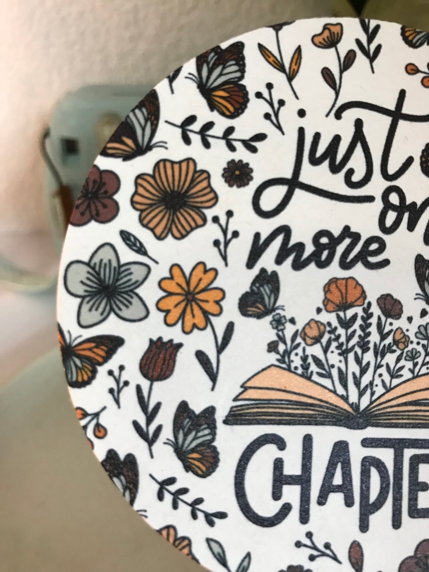 Untersetzer 'Just One More Chapter'