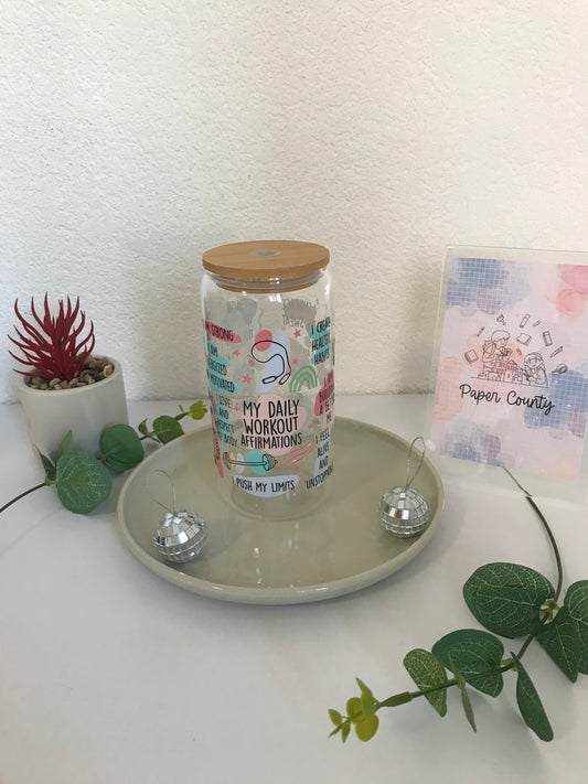 Tasse 'My Daily Workout Affirmations'
