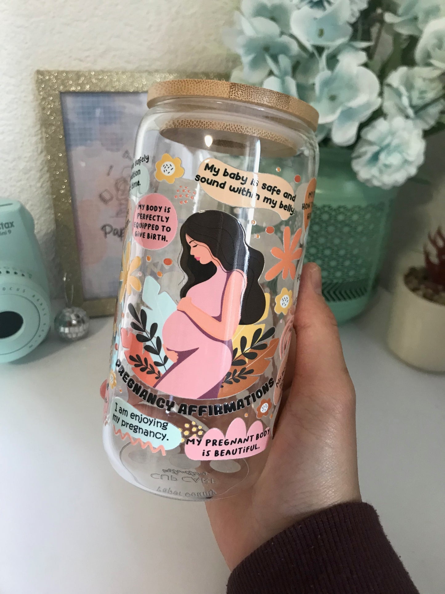 Tasse 'New Mama Pregnancy Affirmations'