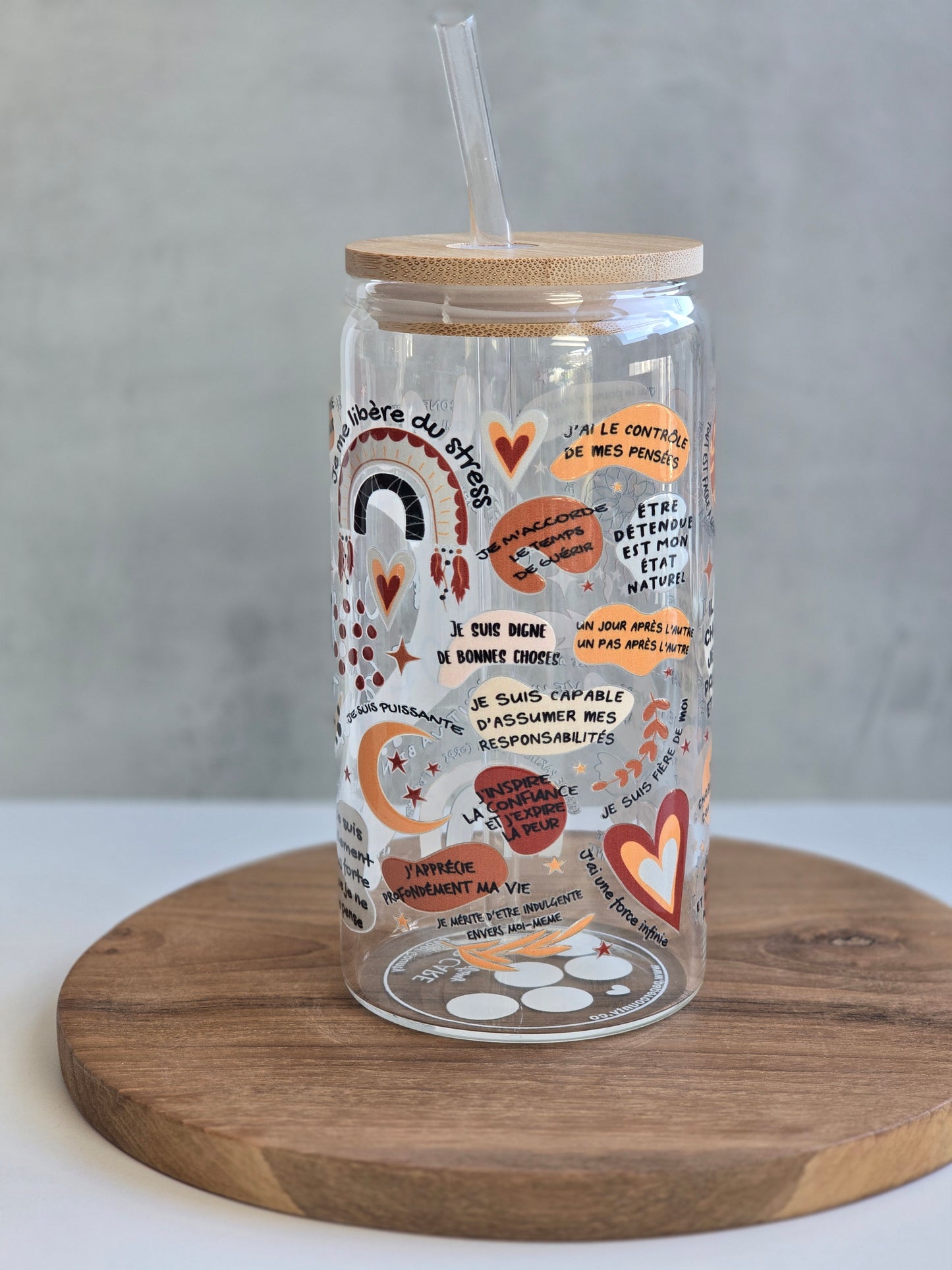 'Amour de Soi' Glasbecher