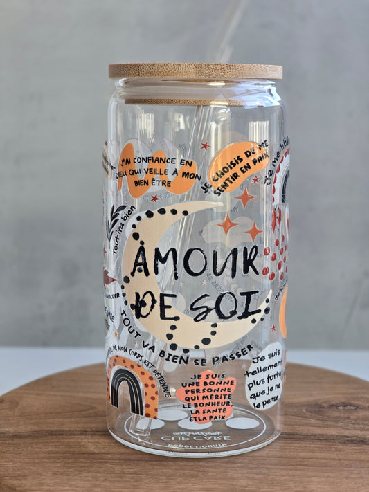 Amour de Soi Glass Cup