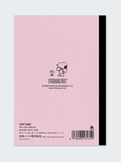Carnet A6 Apica Classic Design – PEANUTS Belle Rose