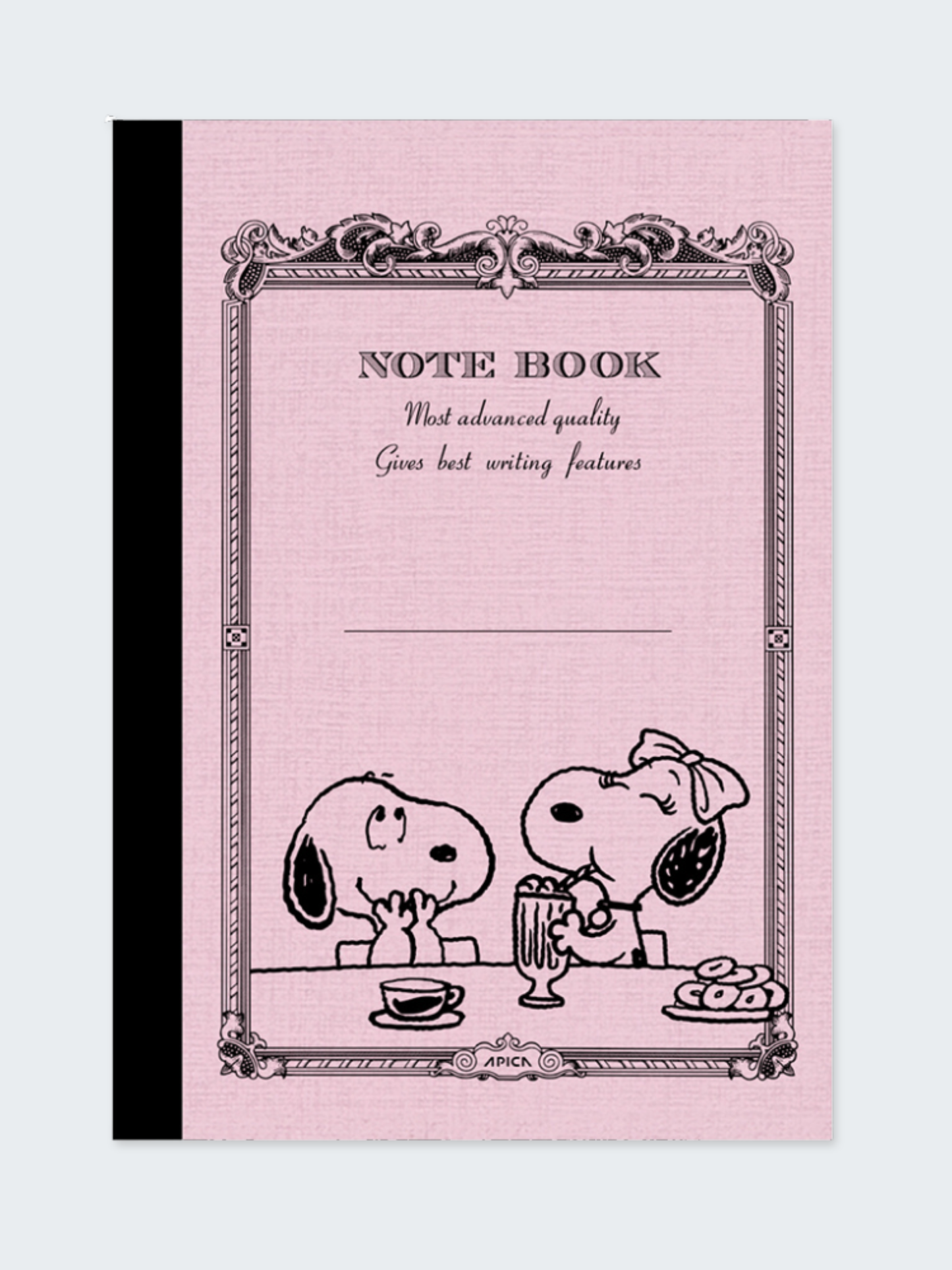 Apica Classic Design PEANUTS A7 Pocket Notebook – Belle / Andy