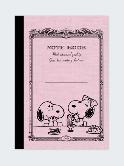 Apica Classic Design PEANUTS A7 Pocket Notebook – Belle / Andy