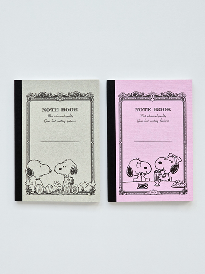 Apica Classic Design PEANUTS A7 Pocket Notebook – Belle / Andy