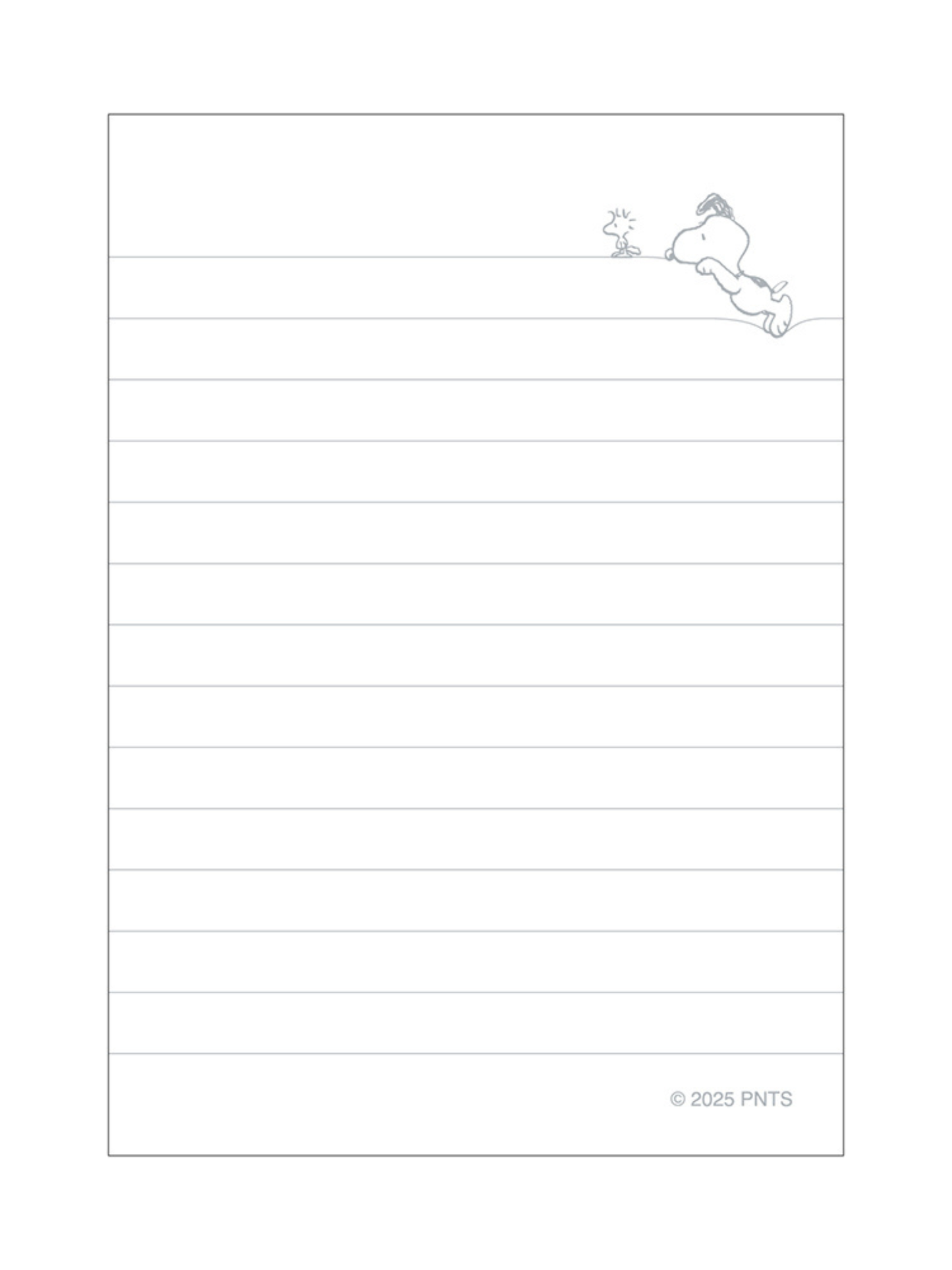 Apica Classic Design PEANUTS A7 Pocket Notebook – Belle / Andy