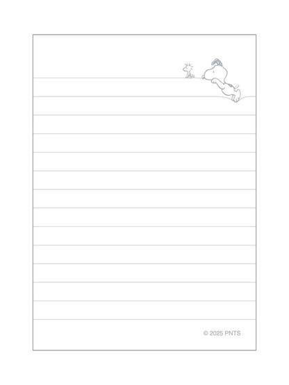 Apica Classic Design PEANUTS A7 Pocket Notebook – Belle / Andy
