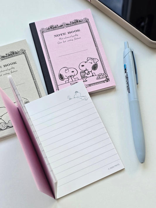 Carnet de Poche A7 Apica Classic Design – PEANUTS Belle Rose / Andy