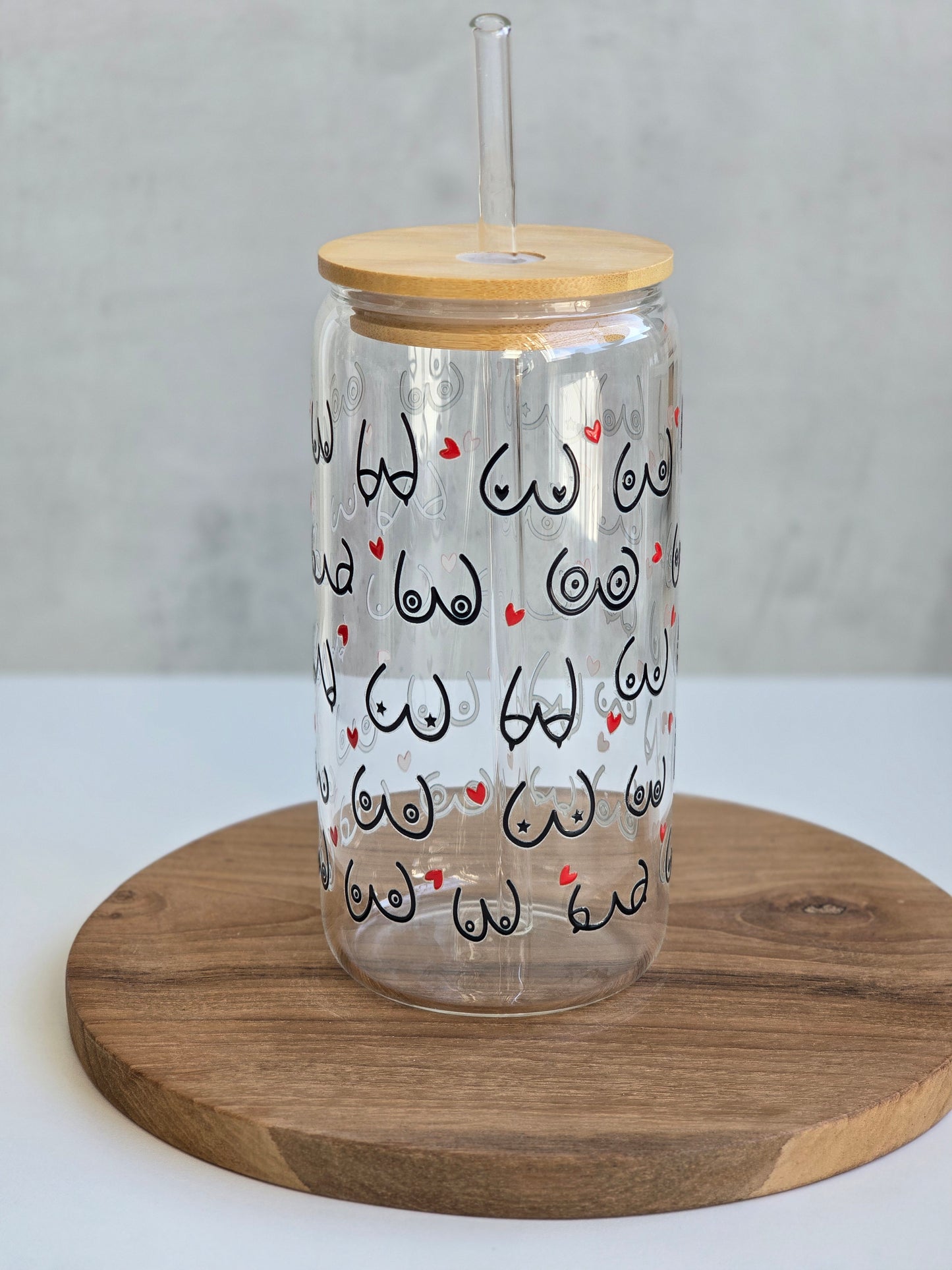 Body Love Glass Cup