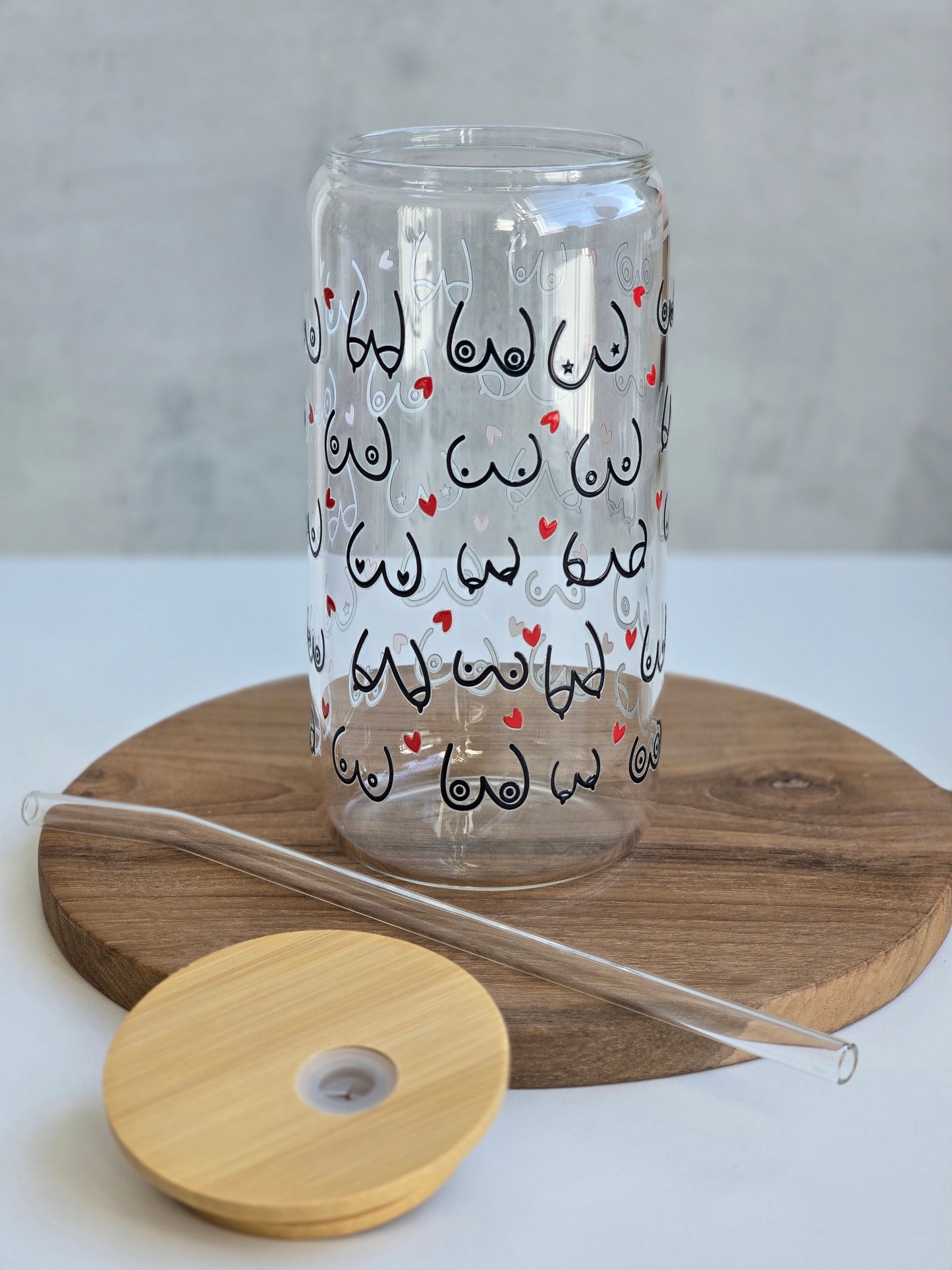 Body Love Glass Cup