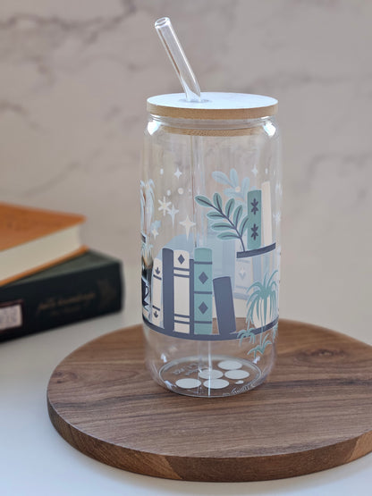 Books, Cat & Plants Lover Cup