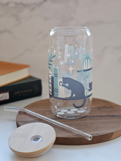 Books, Cat & Plants Lover Cup