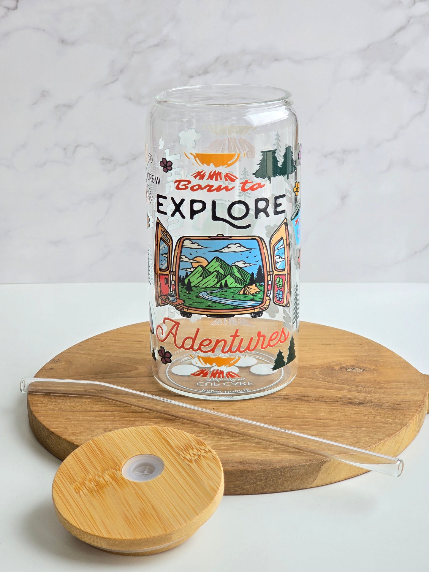 Tasse Né pour Explorer
