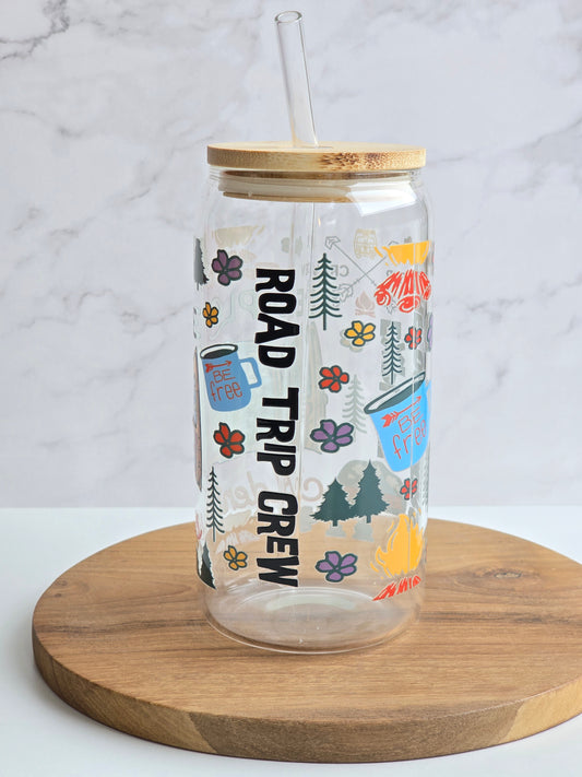 Born to Explore Glass Cup