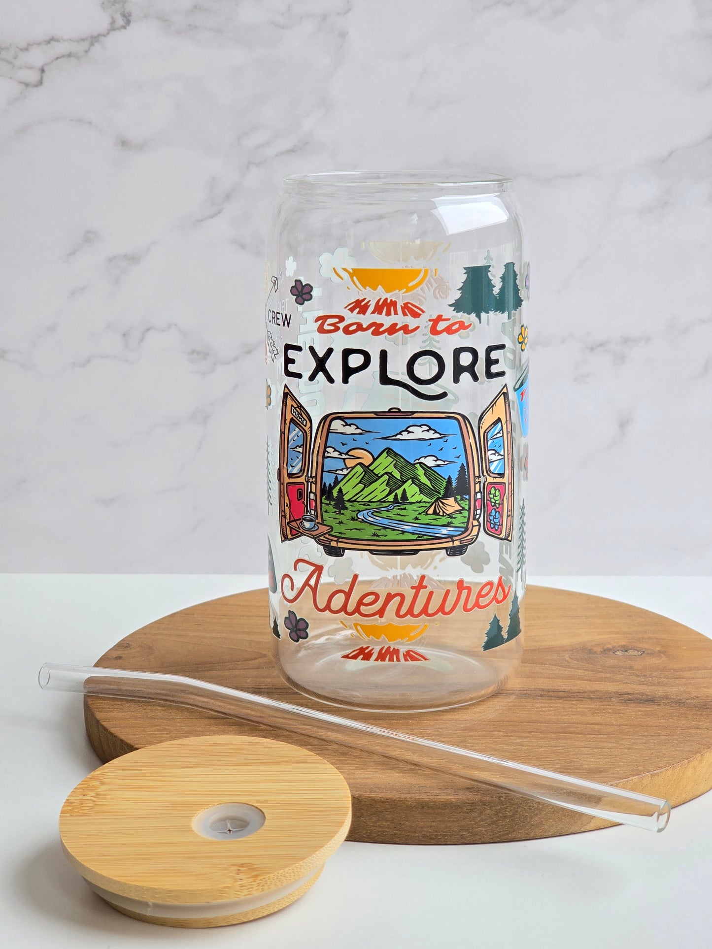 Tasse Né pour Explorer