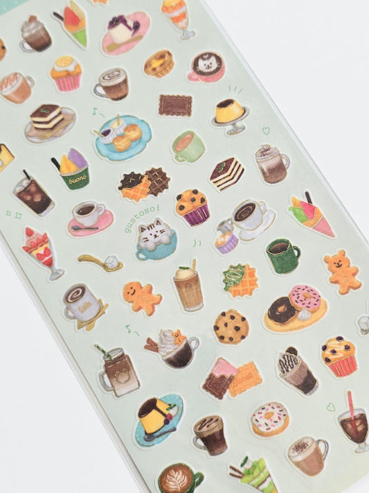 Café & Dessert Sticker Sheet