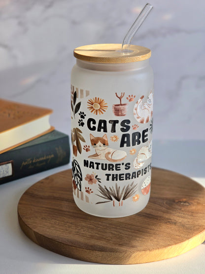 'Cats are Nature's Therapists' Tasse