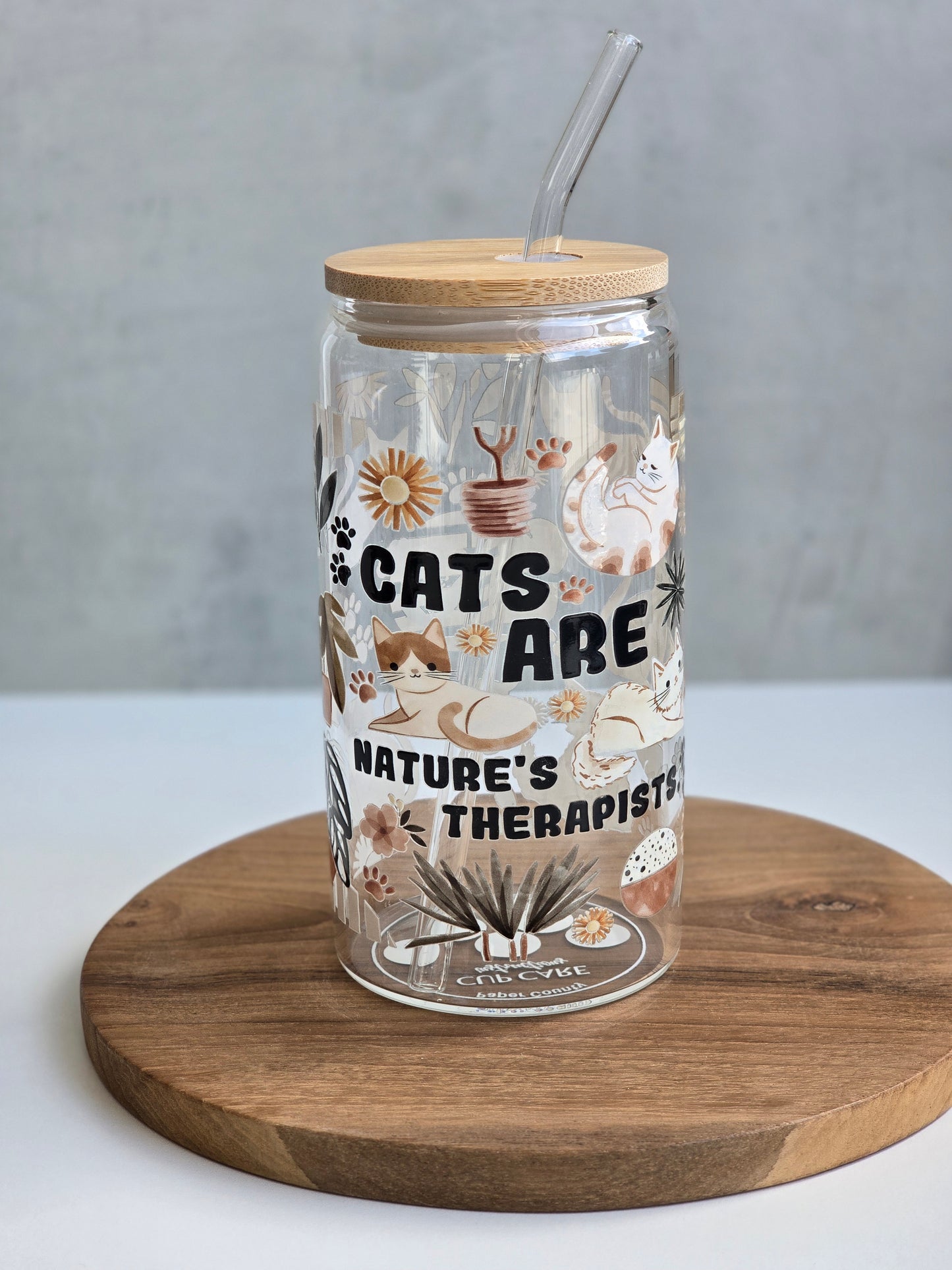 'Cats are Nature's Therapists' Tasse