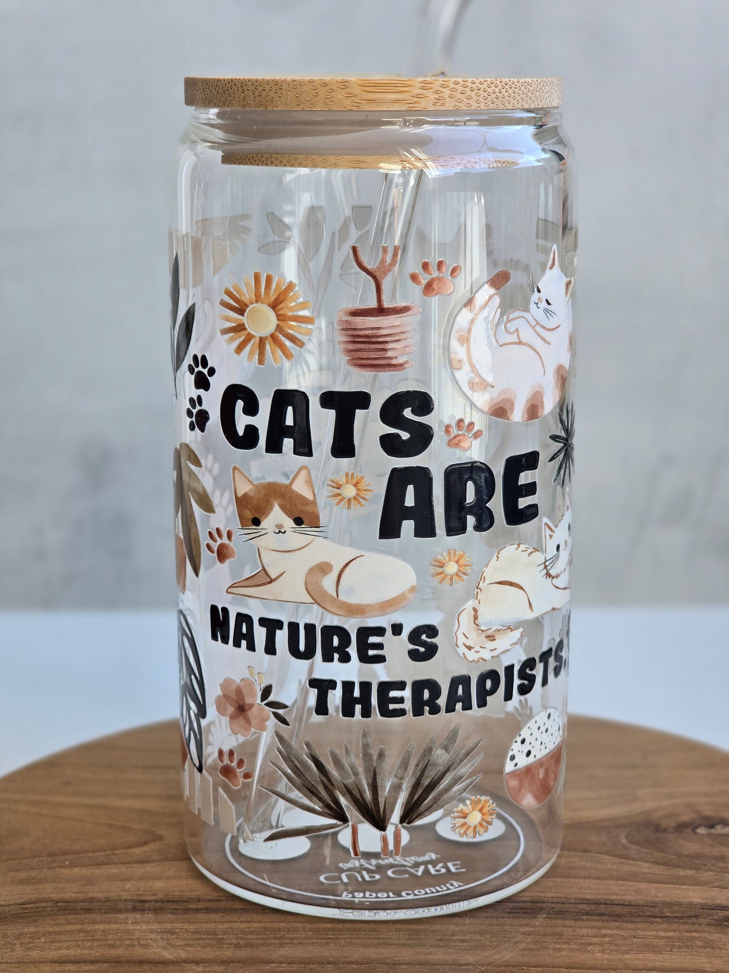 'Cats are Nature's Therapists' Tasse