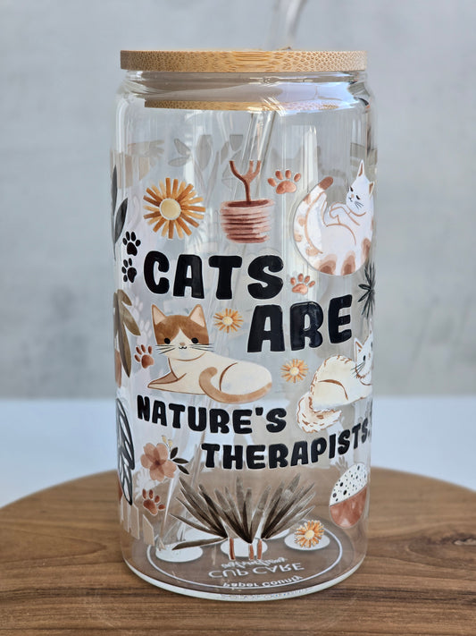 Tasse 'Cats are Nature's Therapists'