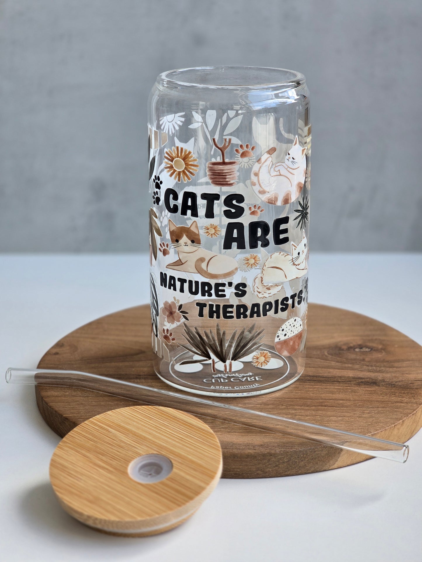 'Cats are Nature's Therapists' Tasse