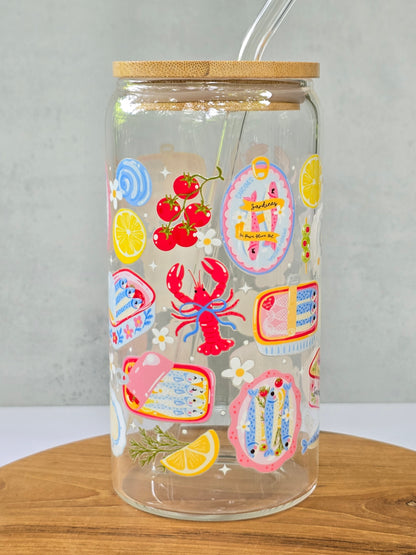 Coastal Sardines Glasbecher