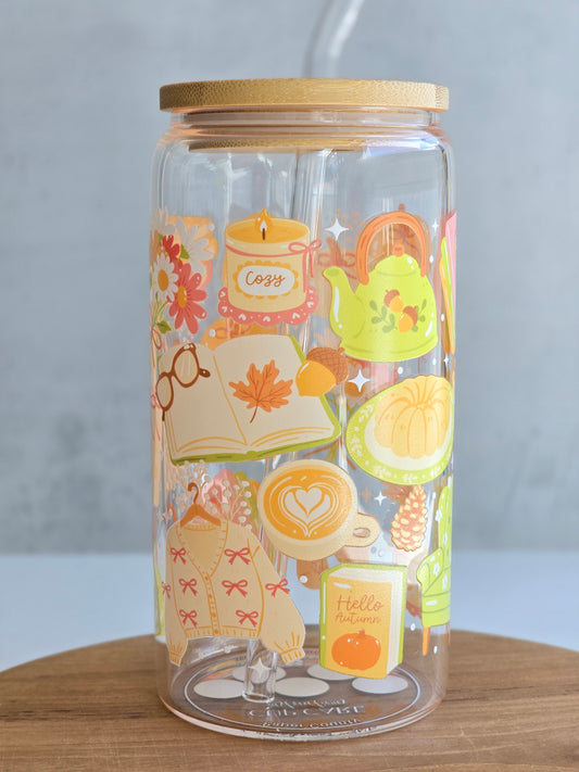 Cozy Cottage Glass Cup