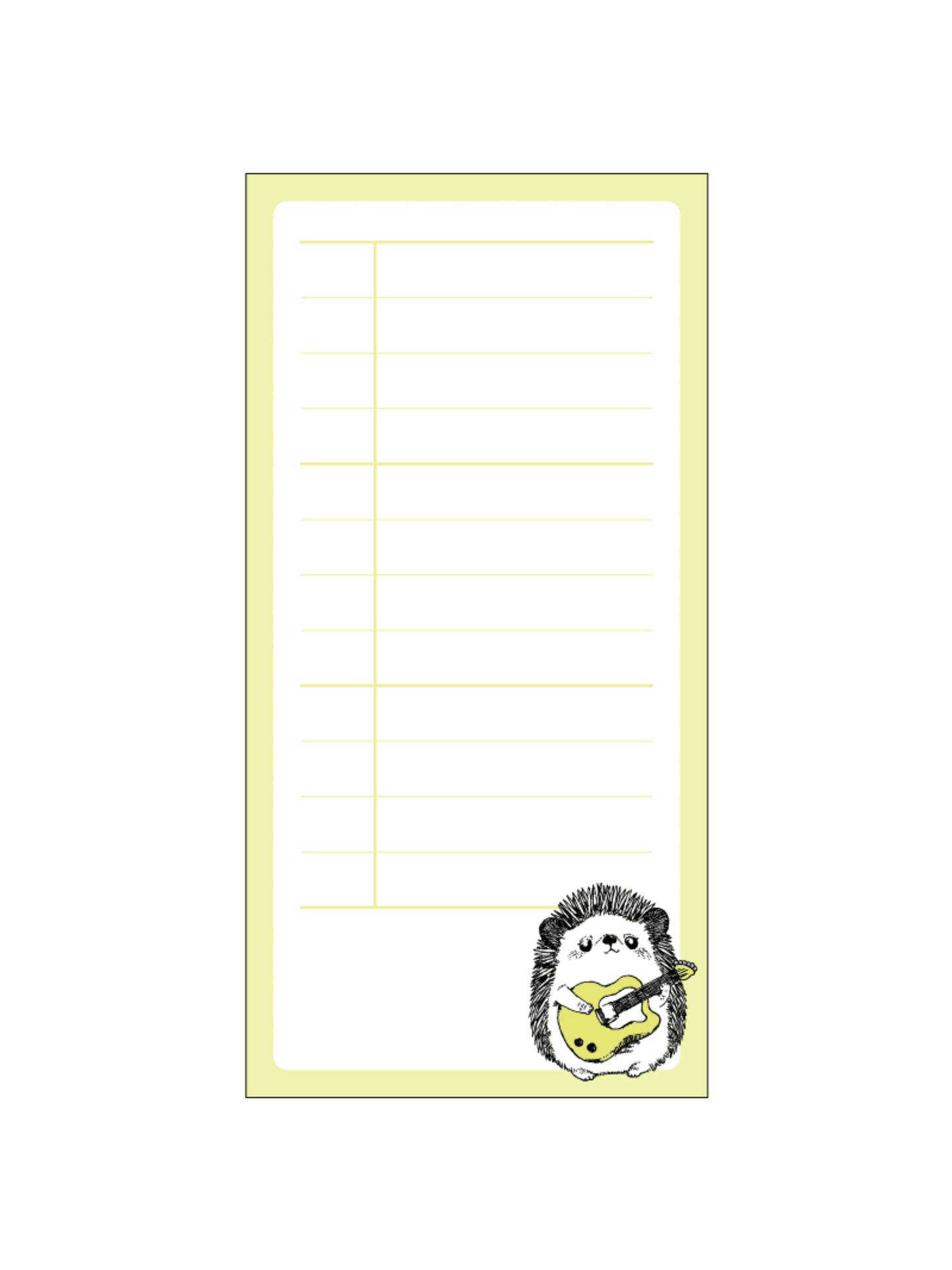 Stand Fusen Memo – Notes adhésives animaux