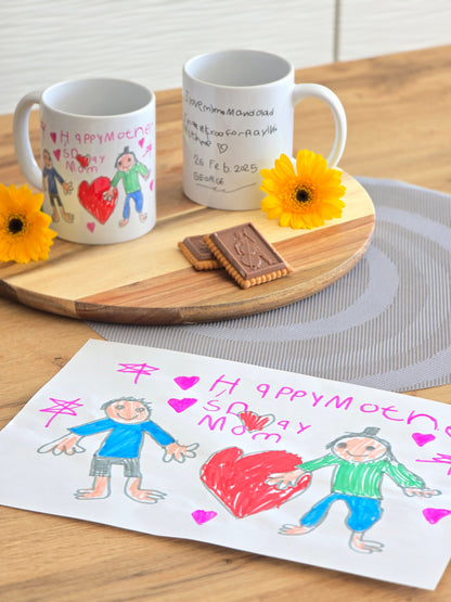 Mug personnalisé avec dessin d'enfant