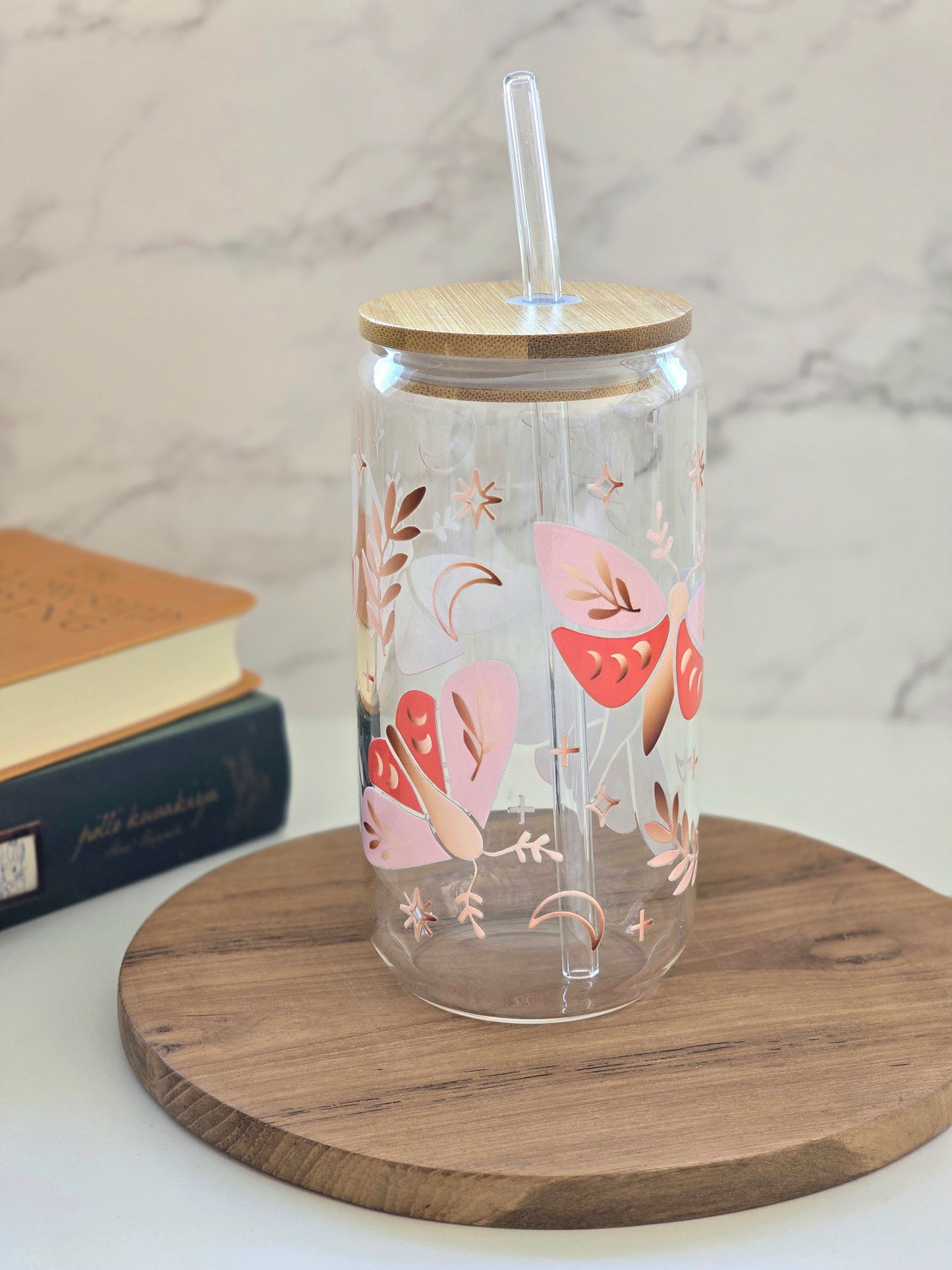 Tasse Goldener Schmetterling