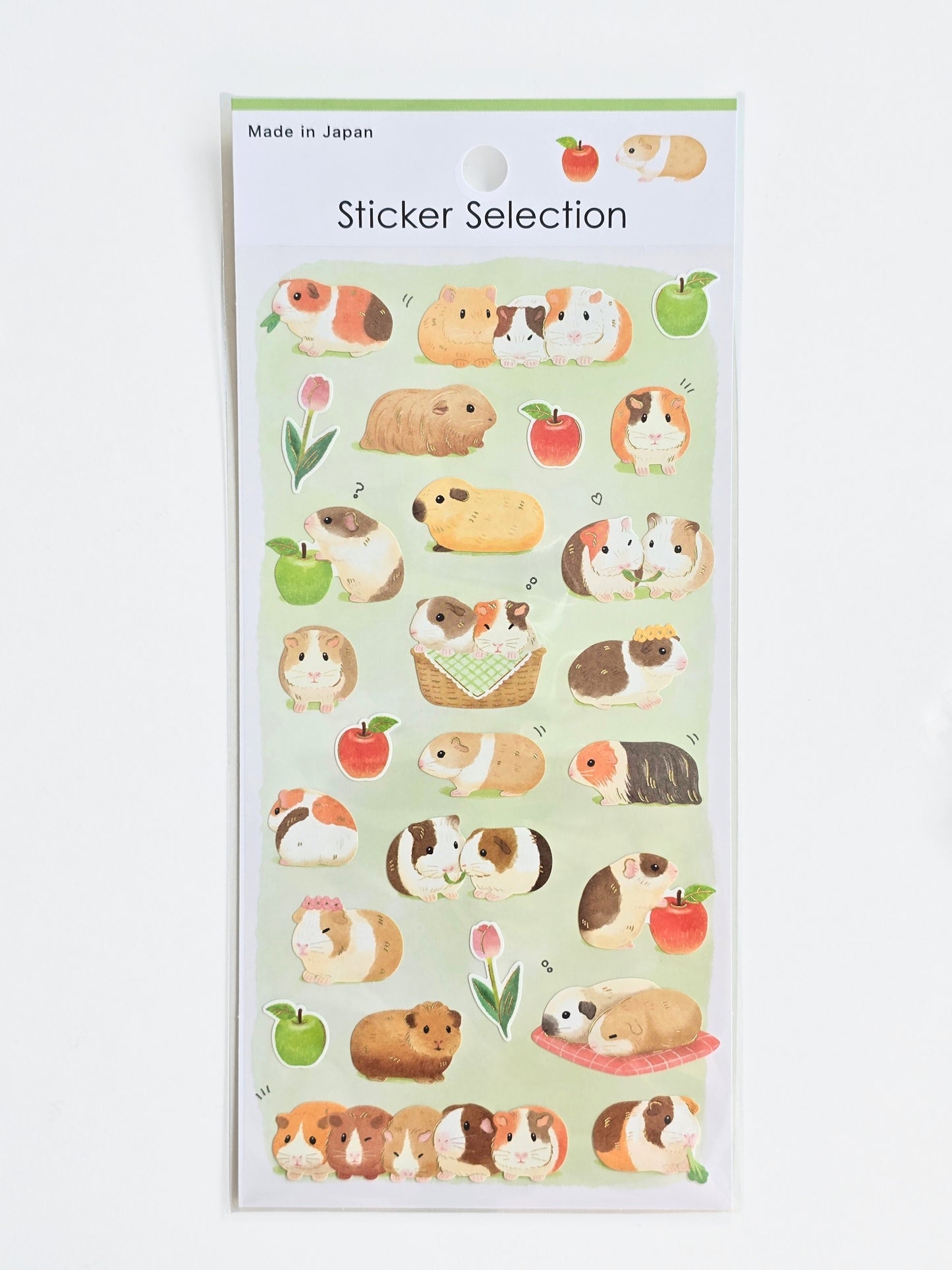 Guinea Pig Friends Sticker Sheet
