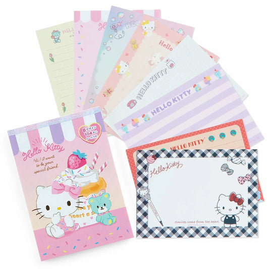 Hello Kitty 8-Design Memo Pad with Stickers
