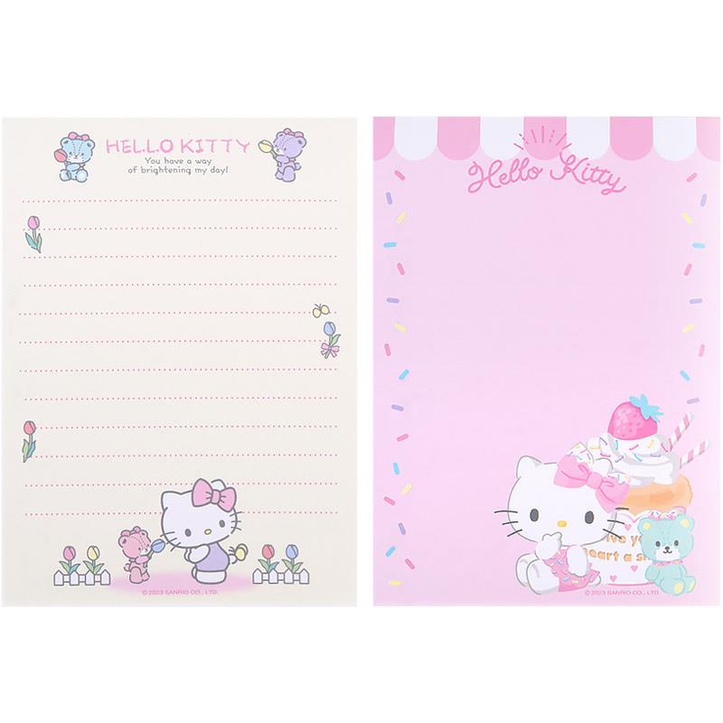 Hello Kitty 8-Design Memo Pad with Stickers