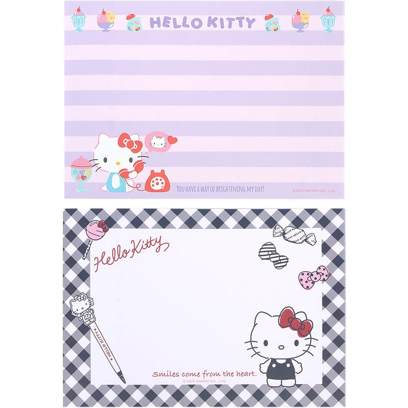 Hello Kitty 8-Design Memo Pad with Stickers
