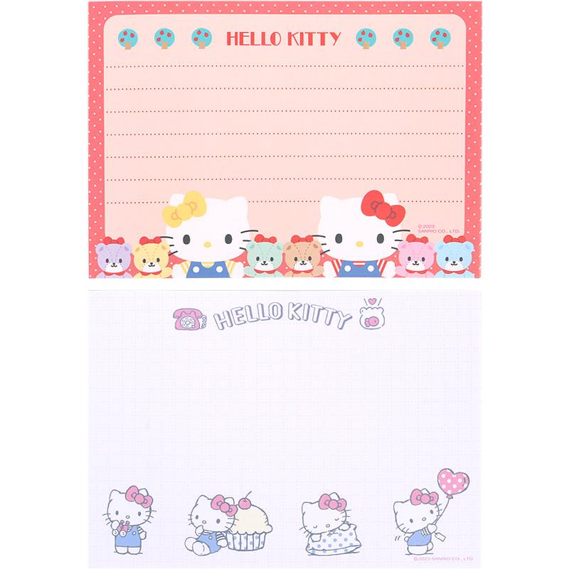 Hello Kitty 8-Design Memo Pad with Stickers