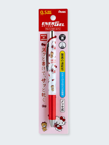 Stylo Gel Hello Kitty – EnerGel 0,5 mm (Fabriqué au Japon)