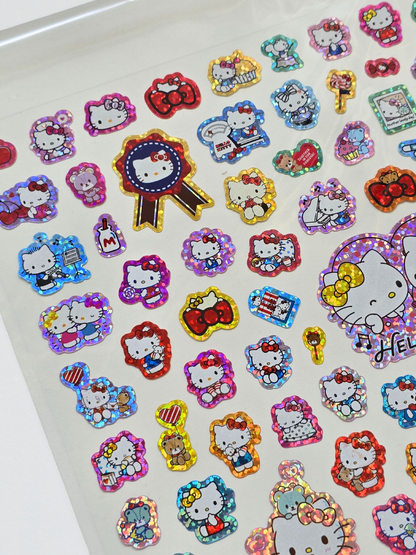 Hello Kitty Hologram Sticker Sheet