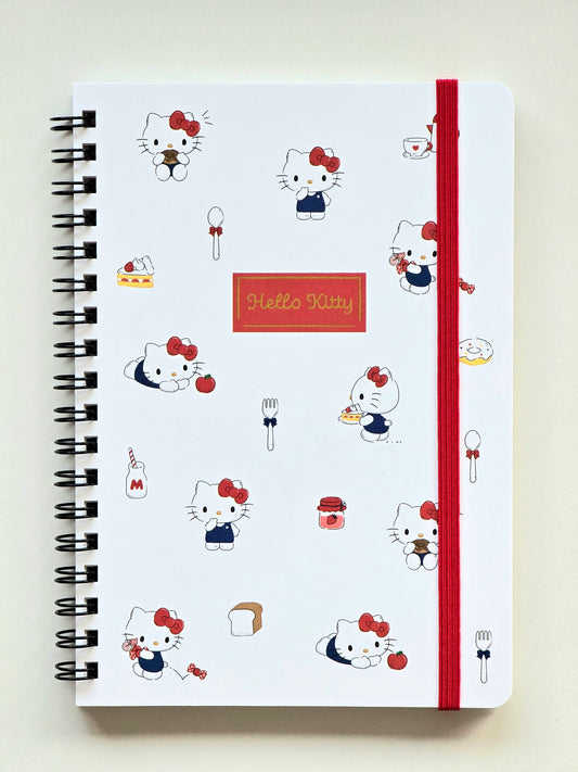 Offizielles Hello Kitty Spiral-Notizbuch – Importiert aus Japan